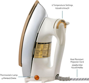 Panasonic electric automatic iron , 1000 W , Made in Japan , Gold plate