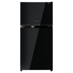 Toshiba Refrigerator, 720Liters, Double Door , Black Glass