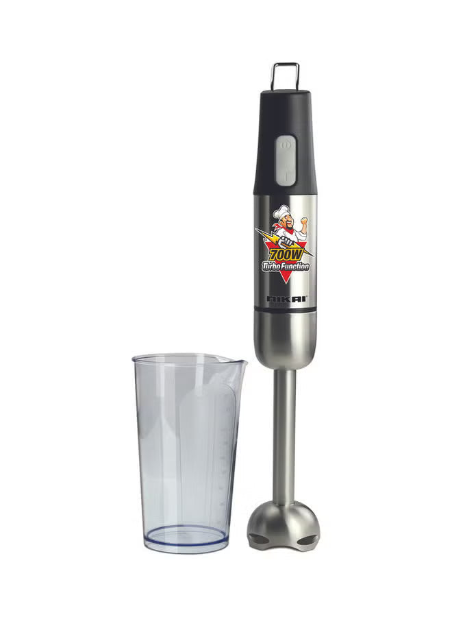 Nikai Hand Blender 700W Stainless Steel Blending Stick Detachable Rod .