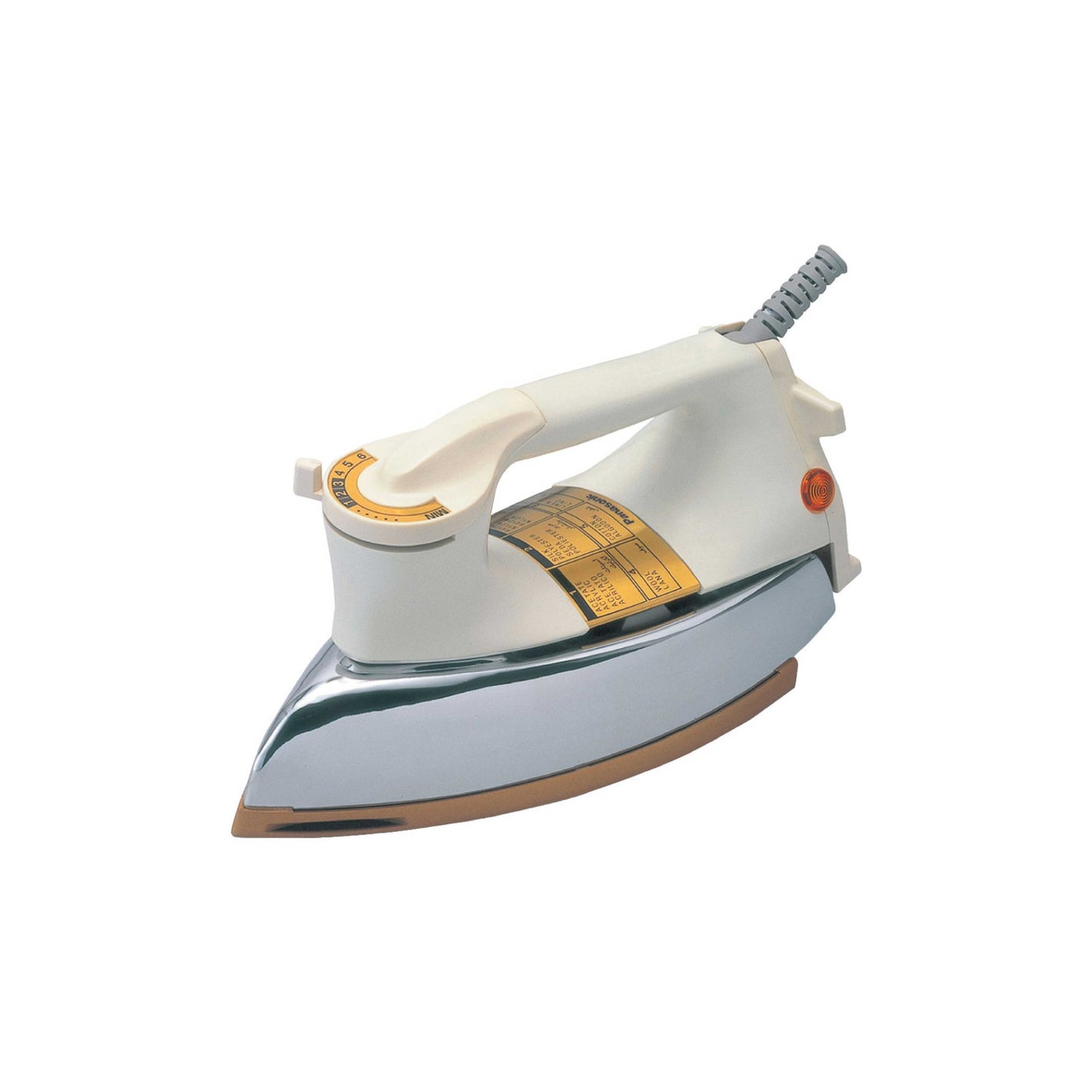 Panasonic electric automatic iron , 1000 W , Made in Japan , Gold plate