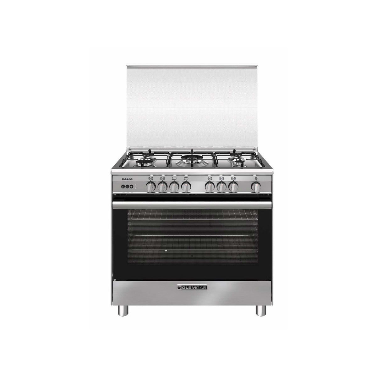 Glem Gas 90x60 Cooker, Gas oven, Heavy duty
