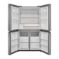 Toshiba NaturePure Series Four Door Refrigerator PureAIR Starry Silver
