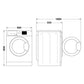 Indesit Washer/Dryer 9/6 kg, 1400 rpm